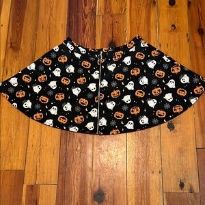Hot Topic Social Collision. Halloween Print Black Skirt Size 3X